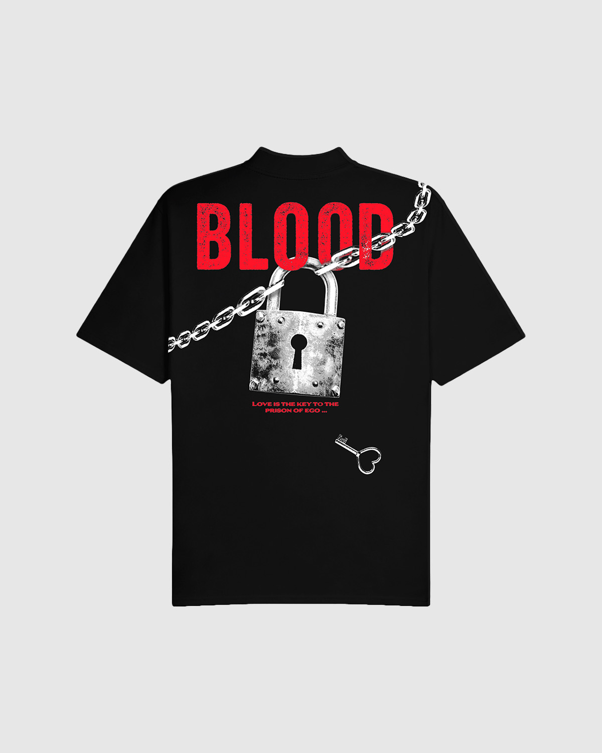 Camiseta Medium Fit Link 2 Negra